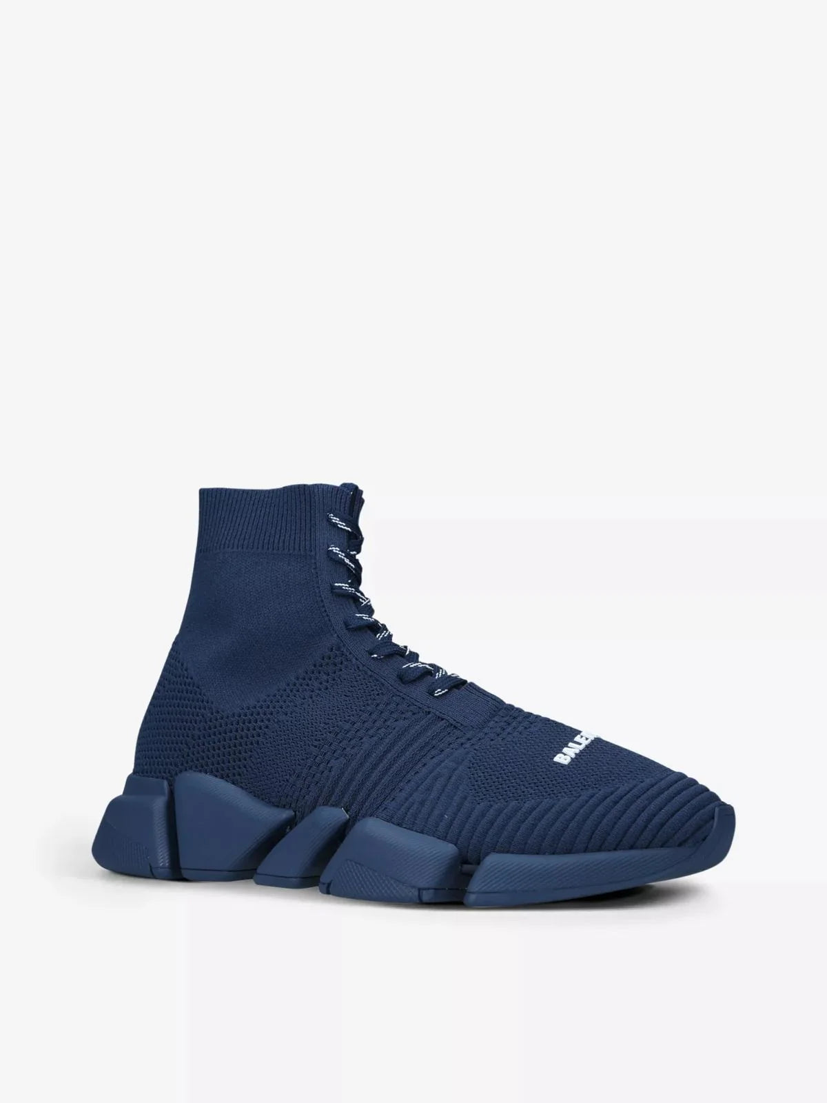 Balenciaga Lace Up Navy Blue