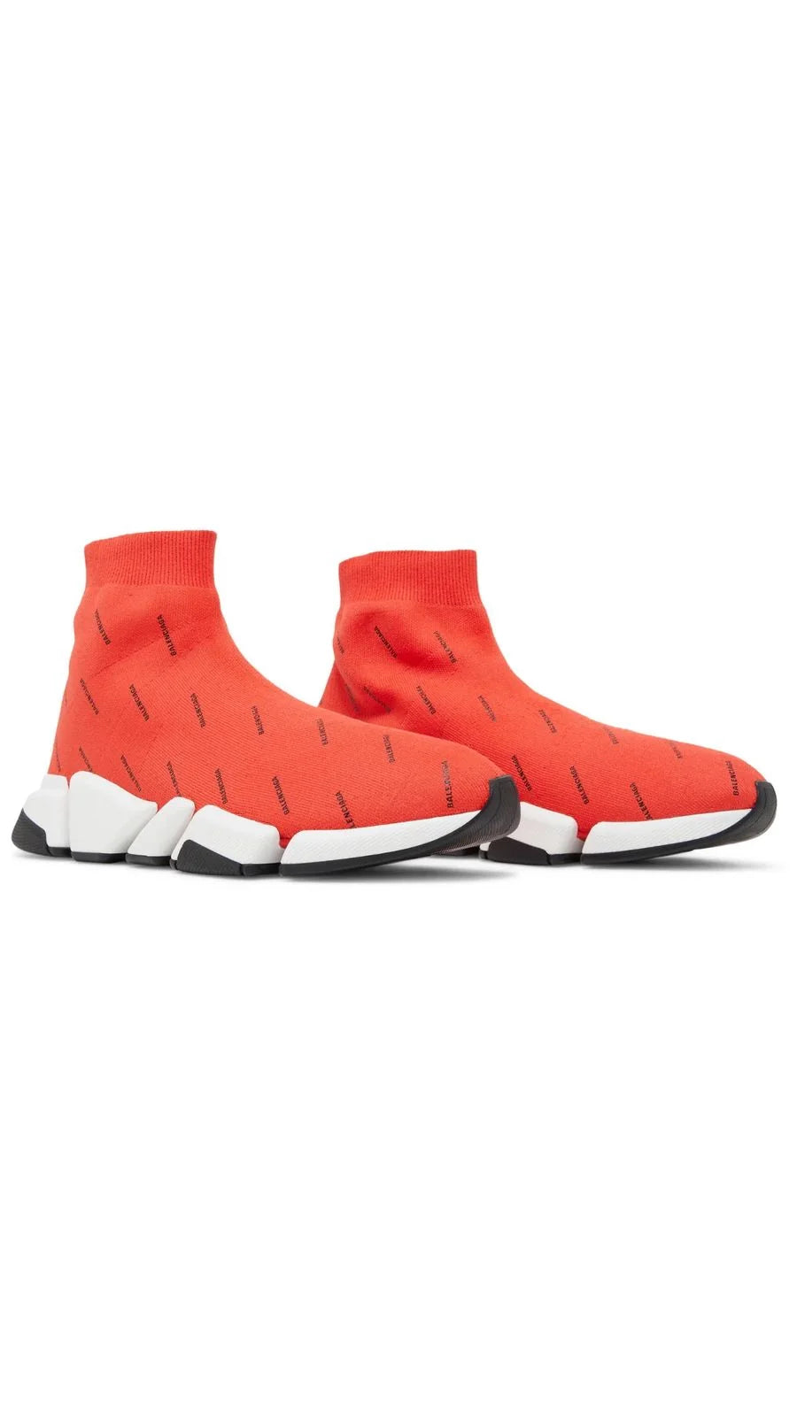 Balenciaga Speed 2.0 Red All Over Logo