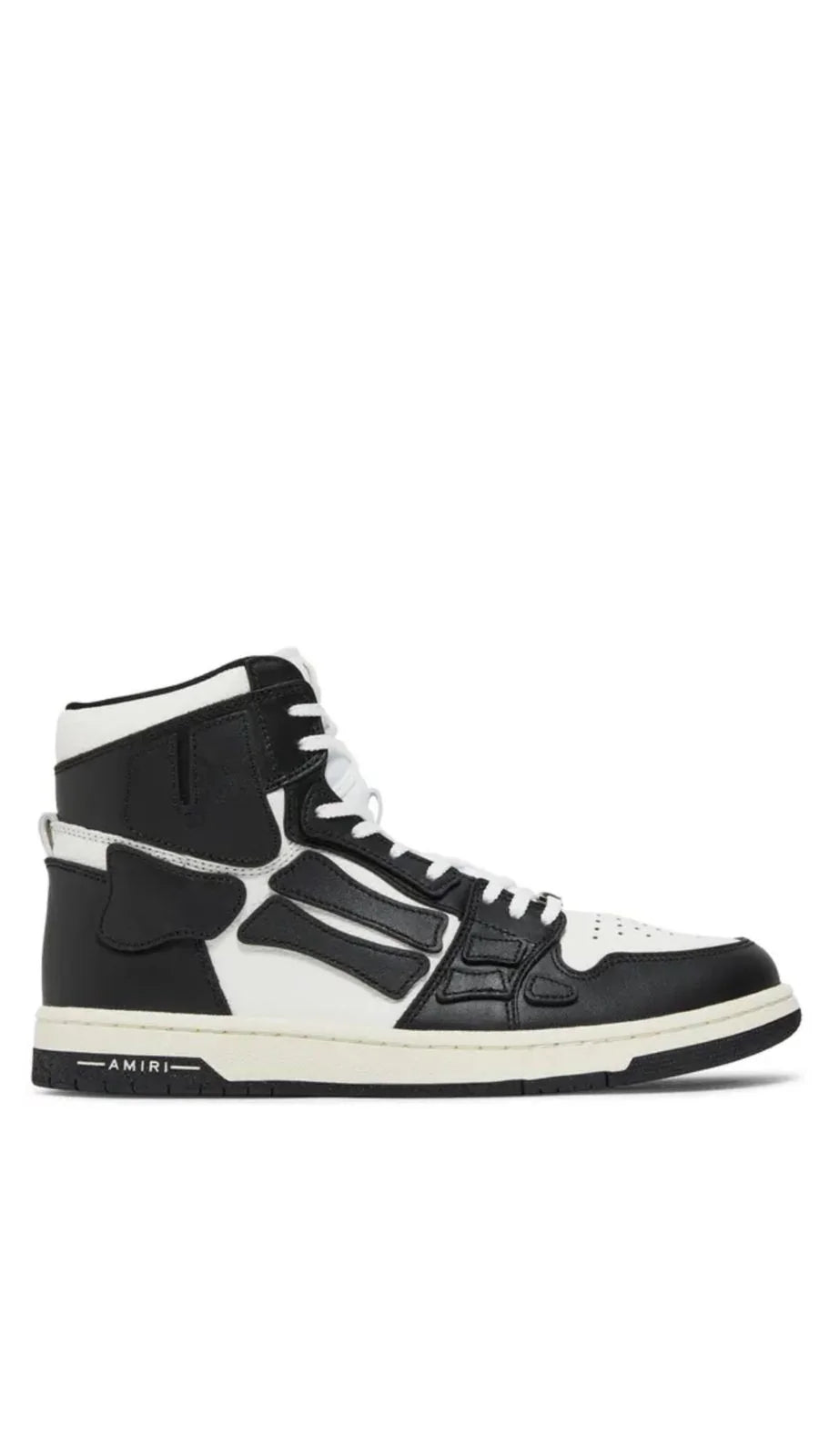 Amiri Skel Top High Black & White