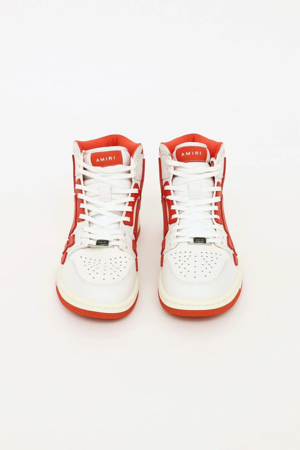 Amiri Skel Top High White & Red