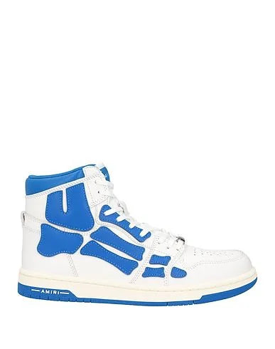 Amiri Skel Top High White & Blue