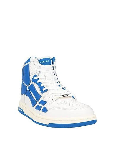 Amiri Skel Top High White & Blue